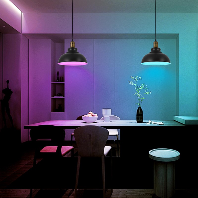 Battery Operated Pendant Lights,Rechargeable Pendant Light with Remote,Black Gold Pendant