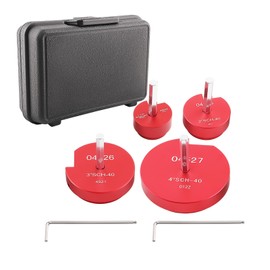 maXpeedingrods 4 Pcs PVC Pipe Reamer Kit with with 1-1/2 Inch, 2 Inch, 3 Inch, 4 Inch Head Aluminum, PVC Fitting Socket Saver Tool Set, Fit Standard 1/2" Drills, SCH40 PVC, ABS PVC Pipe, Water Lines