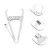 Healeved 6pcs Handheld Skinfold Caliper for Accurate Measurement Lightweight Portable
