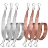 6Pcs Universal Automotive Ground Strap,12" x 1/2" Professional Vehicle Grounding
