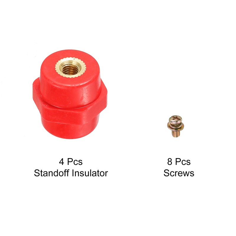 PATIKIL Insulator 4pcs SM20 High-Strength Polyester Standoff Insulators with M5