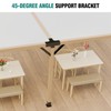 Kinchoix 45° Angle Support Brackets 8 PC 45-Degree Angle Corner