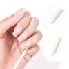 KADS 100 Pcs Orange Wood Nail Sticks Double Sided Multi