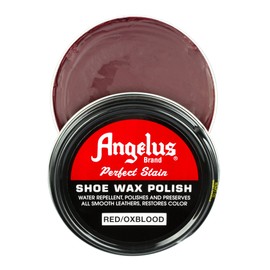 Angelus - Esmalte de cera para zapatos, 3 onzas, Sangre de toro, 2.6 oz
