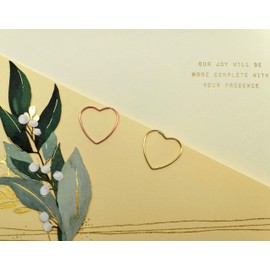 150 PCS Small Heart Paper Clips, Rose Gold Paperclips Rose Gold Desk Accessories, Wedding Invitation Paper Clips