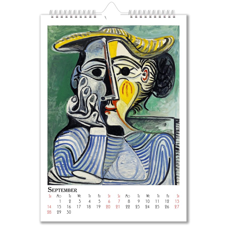 Pablo Picasso Wall Calendar 2025 New 8"x12"