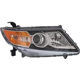 For Honda Odyssey 2014 2015 2016 2017 Headlight Assembly Black BEZEL DOT Certified Passenger Side Replaces HO2503154