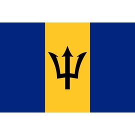 Barbados Large 5' x 3', Weather-Resistant Polyester Outdoor Flag