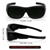 UpaClaire Welding Safety Glasses with Wraparound Lens Anti-Scratch UV Protection