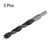 HARFINGTON 3pcs Brad Point Drill Bits 14mm(35/64") Dia Straight Round