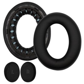 MMOBIEL Ersatz Ohrpolster für Bose QuietComfort Ultra Wireless Noise Cancelling Kopfhörer Memory-Schaumstoff und Protein PU Kopfhörer Ohrpolster – Kopfhörer Ersatzpolster – Schwarz