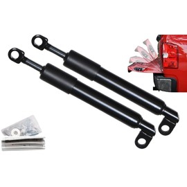 TENKIDOM Pickup Tailgate Assists Compatible with JAC Shuailing T6 2015-2023 Shock Lift Supports Rear Gas Dampers Springs Kit No-Drill Bolt-on
