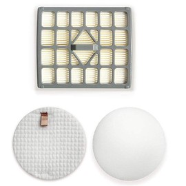 Eztronics Corp1 Foam & Felt + 1 Hepa Filters For Shark Rotator Slim-Light Lift-Away Upright Vacuum NV340 NV341 NV340UK NV340UKP NV340UKR NV341Q Filter Kit Replacement Part 1229FC340 XHF340