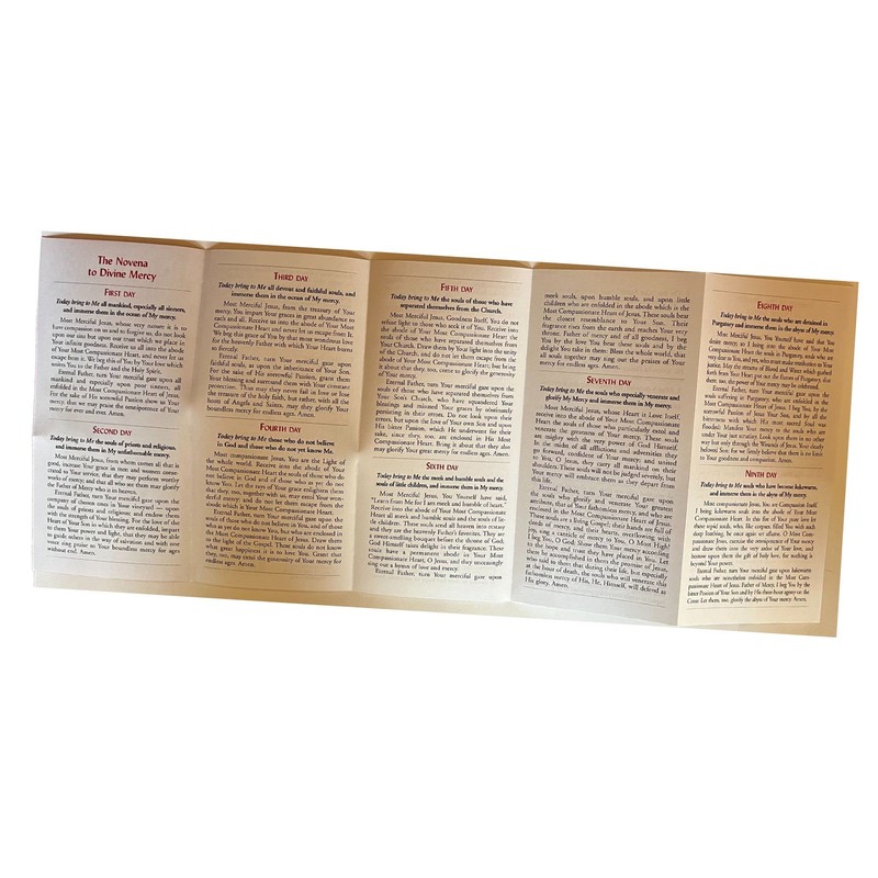 Divine Mercy Novena and Chaplet (5 Pack)
