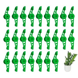 SHUOHONG Pack of 30 Plant Benders, 360° Adjustable Plant Clips, Low Stress Training Clips, Plant Growth Bender Clips, for Bending Plant Stems and Changing the Growth Direction (Green)