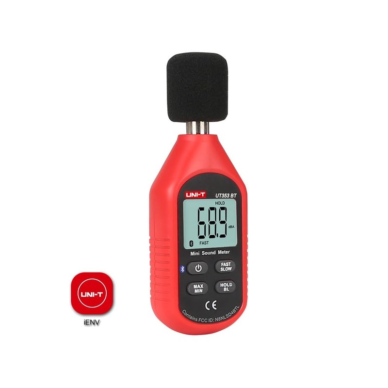 UNI-T UT353BT Decibel Meter, Sound Level Meter Range 30-130 dB