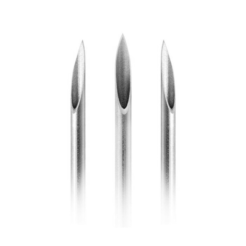 WARRIOR Amerikanische Nadeln für Piercing-Werkzeuge, Einweg, professionelles Körperpiercing (GERADE-24G)