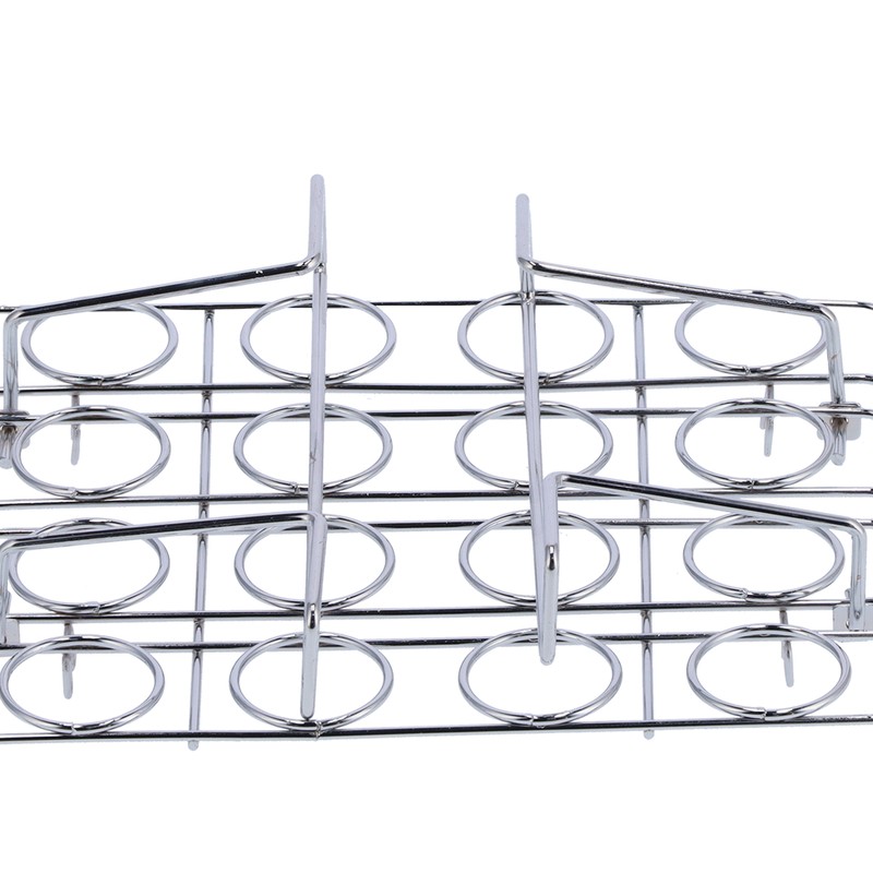 16-Hole Folding Baking Rack Ice Cream Rack Stand Cone Cupcake