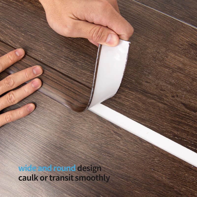 Art3d 4 FT Self Adhesive Vinyl Floor Transition Strip, Laminate