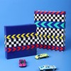 LaRibbons Race Car Reversible Wrapping Paper Mini Roll, Race Track