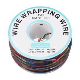 DollaTek OK Wire 30AWG Wrapping Wire Line Copper Tin-Plated Flying Jumper Cable 280 m 8 Colours