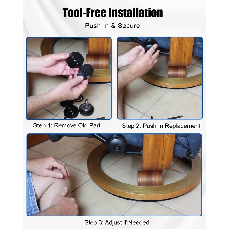 JVWKPU 2PCS Replacement Tensioner Mount Compatible with Ekornes Stressless Recliner
