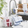 E-Cloth Classic Check Tea Microfibre Dish Towel, Streak-Free and Absorbent