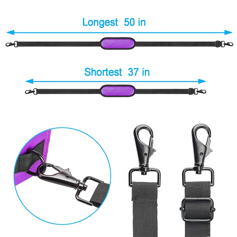 YOUSHARES Shoulder Strap Universal Replacement Laptop Metal Hooks Adjustable Bag