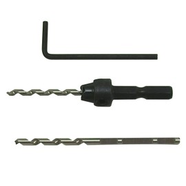 Dandori Screw Pilot Hole Drill and Countersink Bit 3.0mm Short K-DB1030-BP