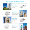 Kakyanill European Travel Plug Adapter, EU/UK/US Travel Plug Adapter Power