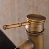 Retro Bronze Bathroom Sink Mixer Tap Hot Cold Water Single