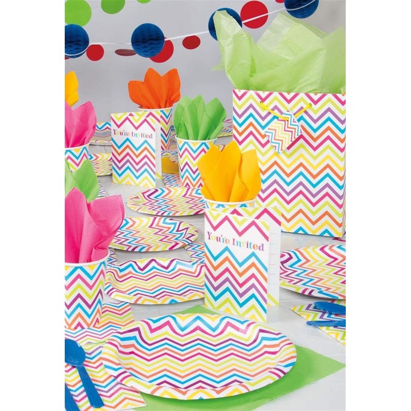 Rainbow Chevron Partyzubehör
