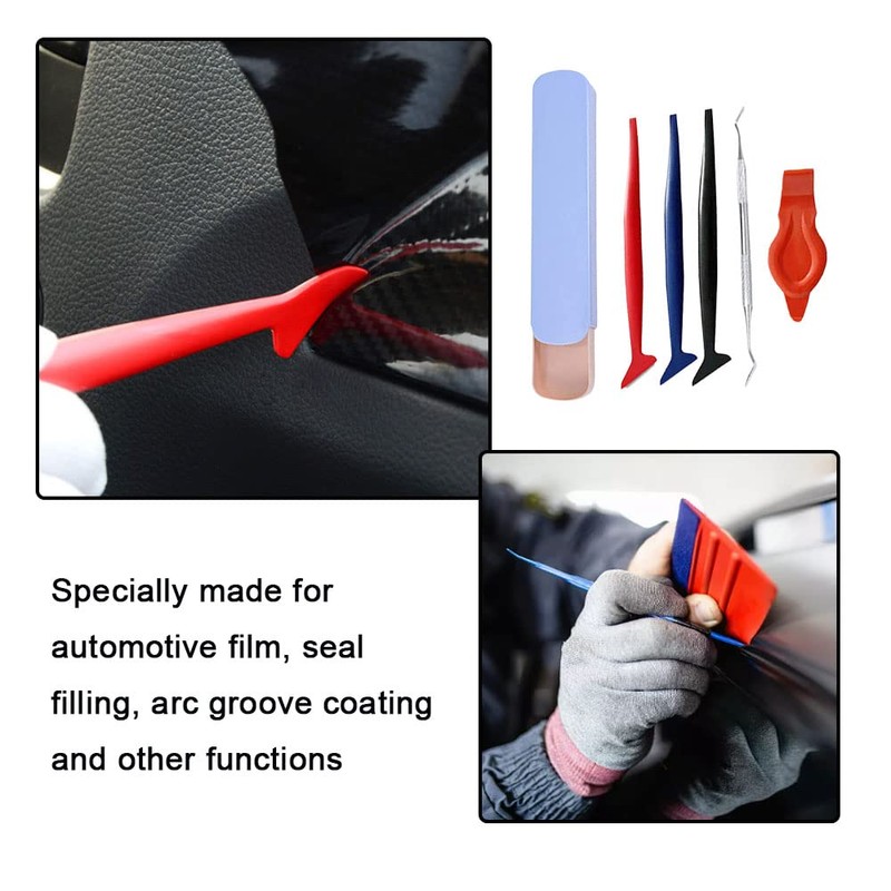 baixikly Car Vinyl Wrap Tool Kits, Window Tint Tools Including