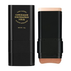 Maquillaje De Base De  Stick Coreano De Cobertura Full Cobertura, Corrector De Fundación De Skin 15g  Imprimación Facial De Doble Cabeza Para Niñas,  