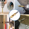 6 Piece Combi Tap Drill Bit Set, M3 / M4