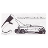 Tintvent Ribbed Foam Rubber Seal with Tape, Self-Adhesive EPDM Foam