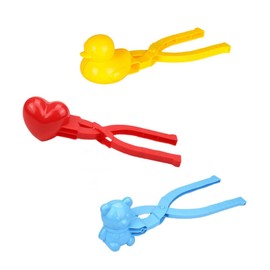 3 Pcs Duck Rice Mold Animal Mold Duck Scoop Sushi Mold Rice Molds for Sushi Making (Heart+Duck+Bear)