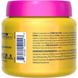 Funk, Cera Gel para cabello Moldea y estiliza, 280 g