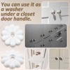 CroBlissful 100 Pack Rosette Washers with Screws, Mobile Home/RV Ceiling