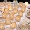 NITIME 36 Pcs Assorted Gold Votive Candle Holders, Tea Light