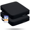 2-Pack Stadium Seat Cushions for Bleachers – Waterproof 2.8" Extra