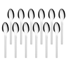 GRÄWE POESIE Dessert Spoons / Coffee Spoons 12 Pieces Stainless Steel 18/10
