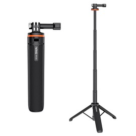 HUAYUWA Extension Rod Adjustable Selfie Stick for Insta360 X5/X4/X3/X2/GO3, Gimbal Extension Pole Tripod Compatible with DJI Action5/Action4/Pocket3 Action Bracket Mount Holder (20”)