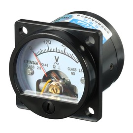 YOKIVE Analogue Panel Voltmeter 91C4 Volt Meter Gauge Large for Office Art Home Daily Use (AC 0-300V)