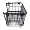 Freezer Basket Stackable Open Front Wire Storage Bin with Foldable