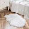 HEQUN faux sheepskin rug, artificial longhair fur decorative rug, sofa