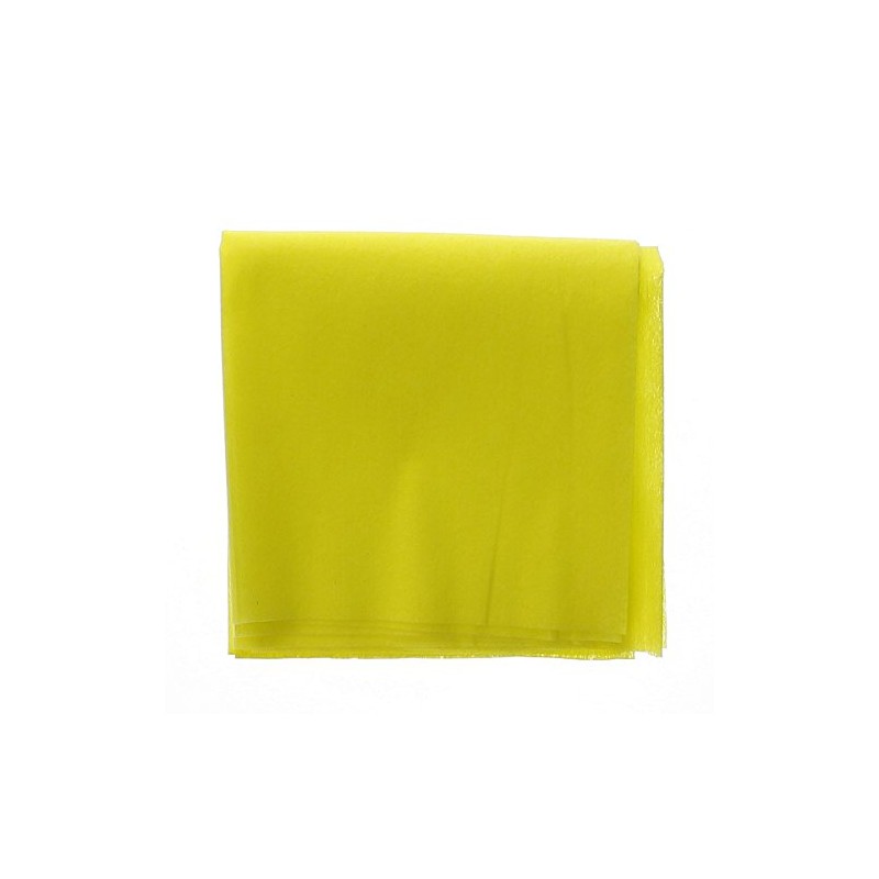 SOS Supply 24" x 24" Nonwoven Treated Yellow Dust Cloths