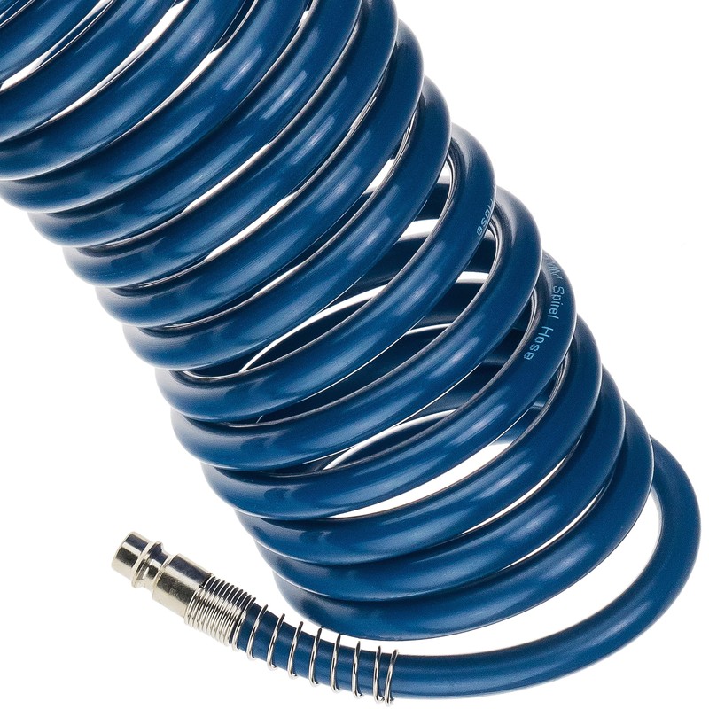 Compressed Air Hose SP-PE 5 m, Flexible Spiral Hose 6.5/10