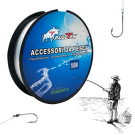 100m 0.18mm - 10lb Monofilament Spool Fishing Line Tear-Resistant Clear Fishing Line for Sea Fishing River Lake