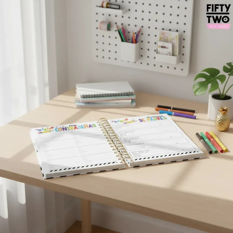 Agenda Docente Pencil Dots 2026-2027